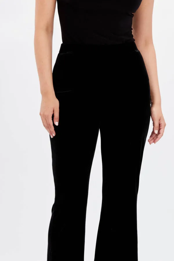 Frank Lyman Flared Velvet Pants