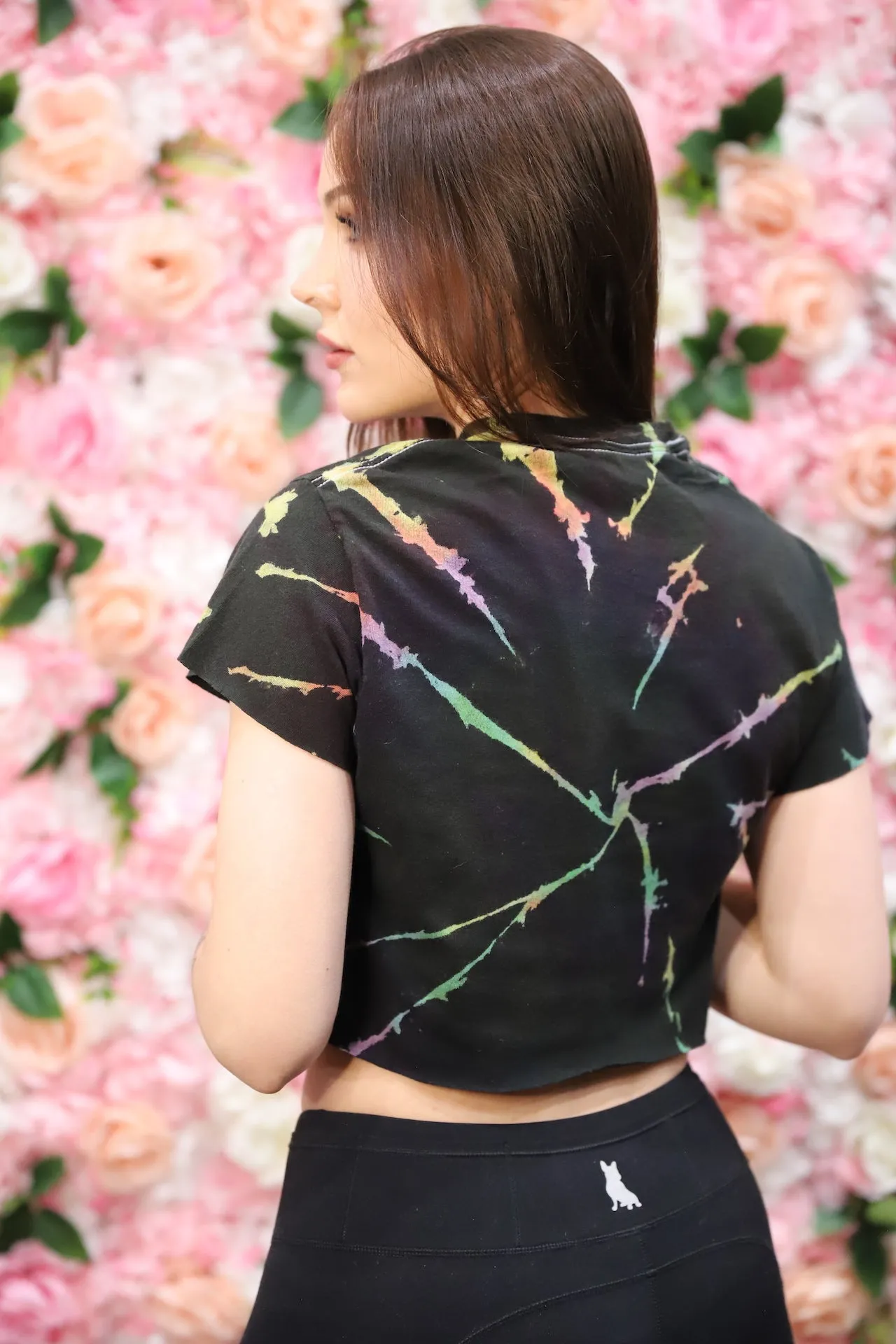 Galaxy Opal Spread Love Cropped Tee