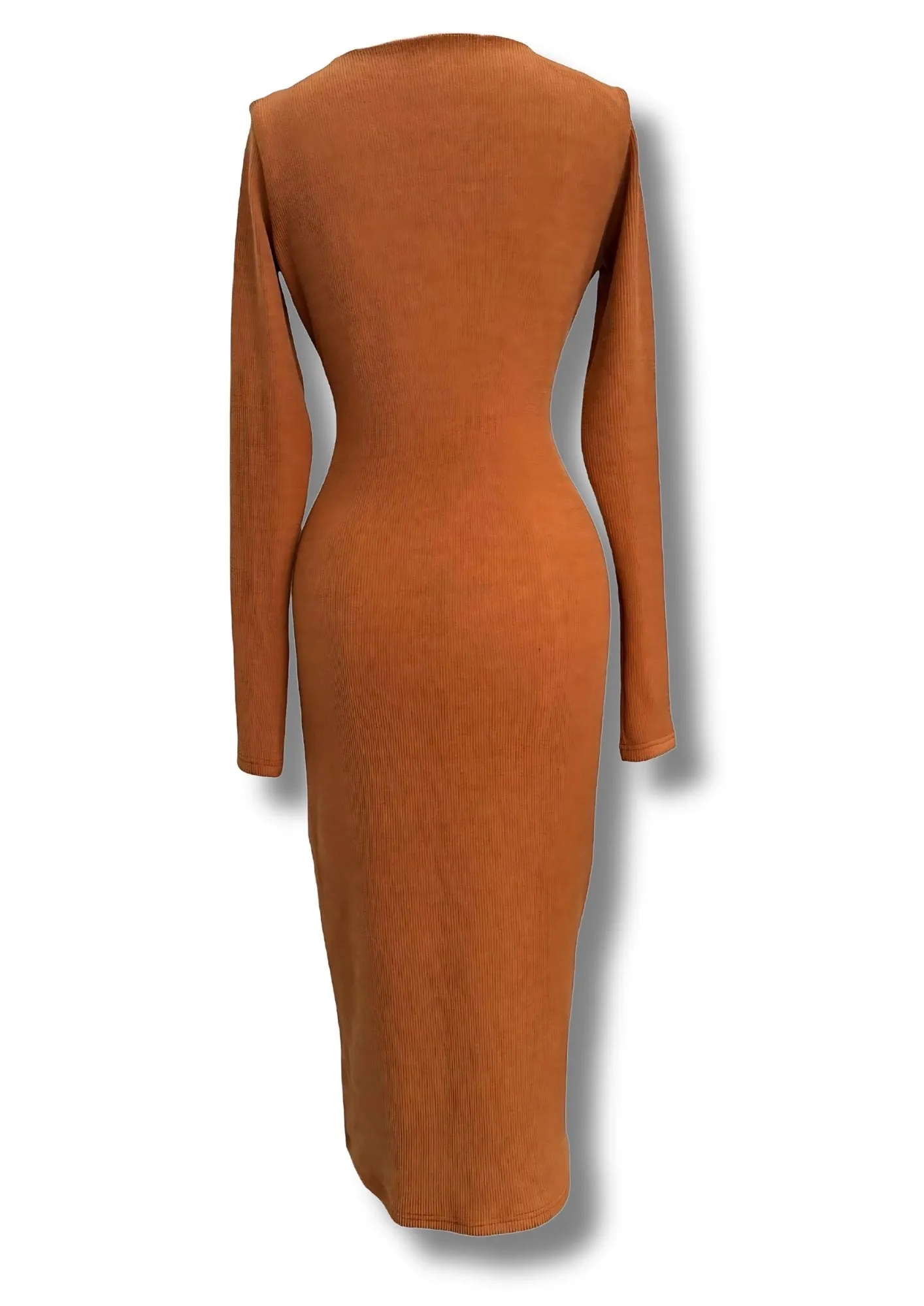 gert camel knit dress