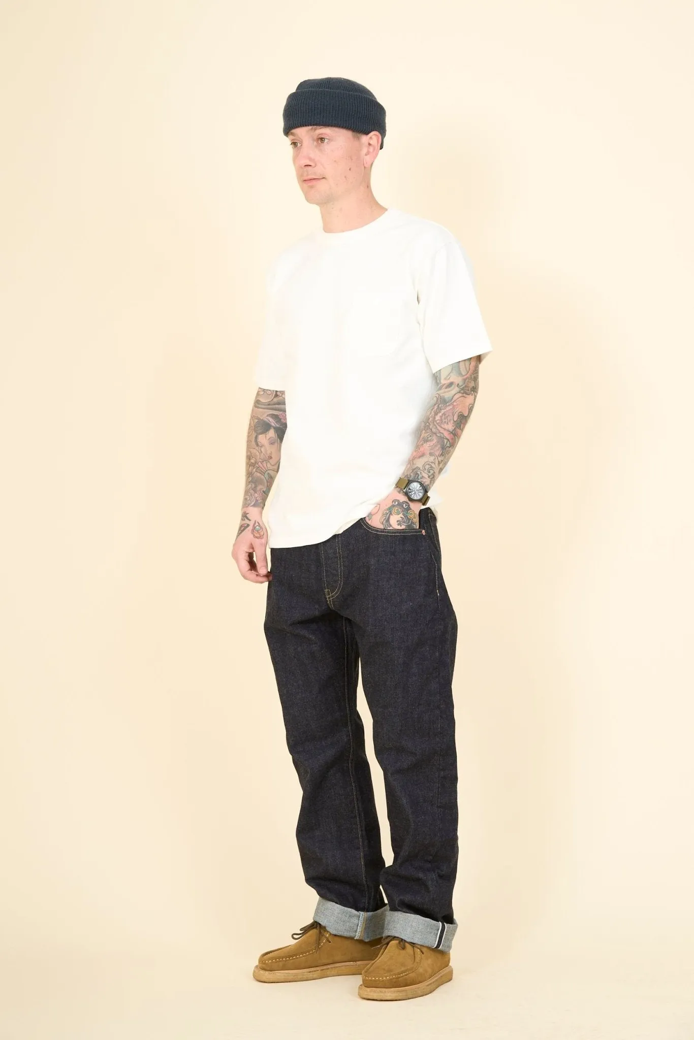 Godspeed Heavyweight Daimaru 10oz Pocket T-Shirt - Natural