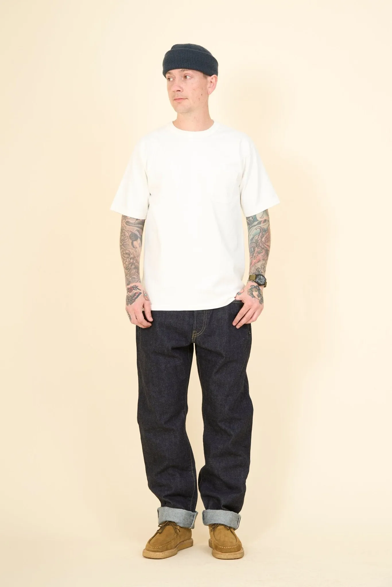 Godspeed Heavyweight Daimaru 10oz Pocket T-Shirt - Natural