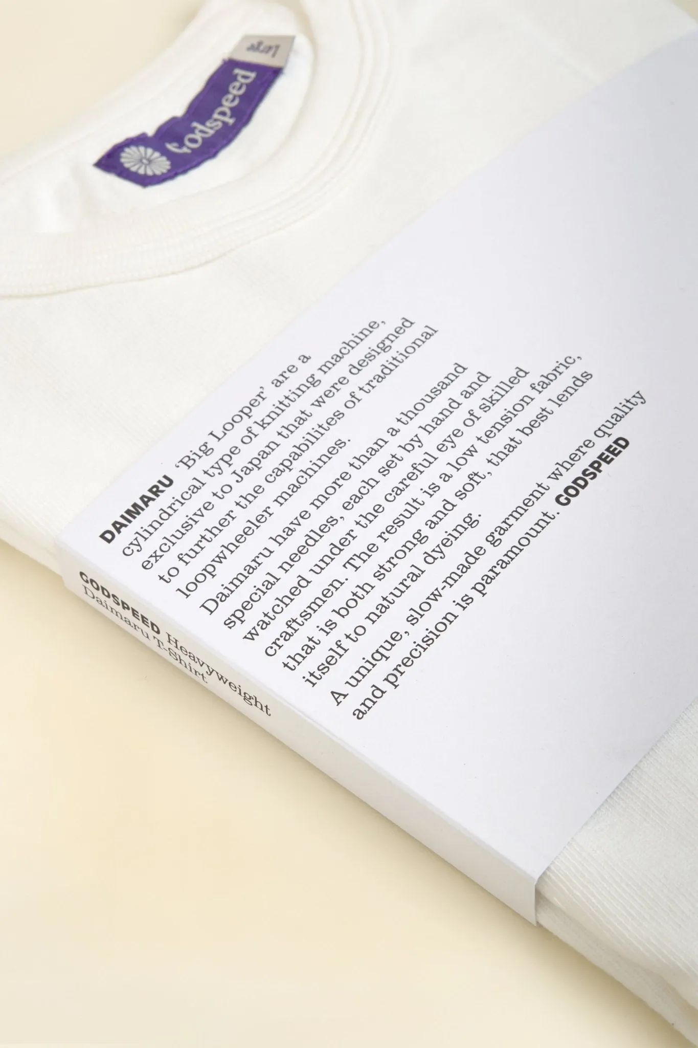 Godspeed Heavyweight Daimaru 10oz Pocket T-Shirt - Natural