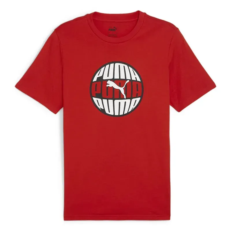 GRAPHICS Circular Tee For All Time Red