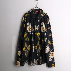 “GUESS” flower design  shirt
