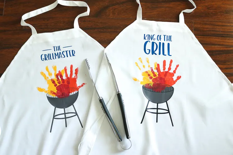 Handprint Grill Apron