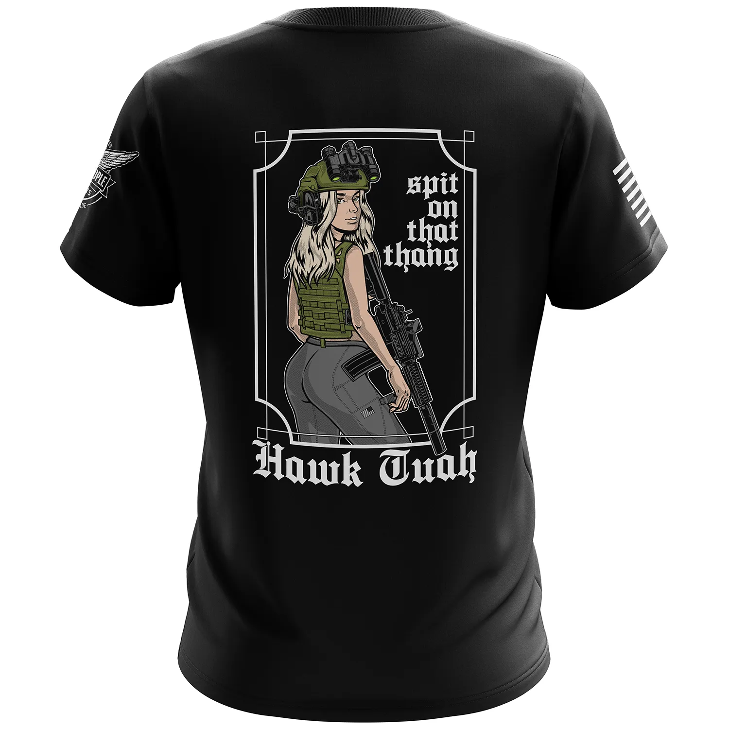 Hawk Tuah Short Sleeve Shirt