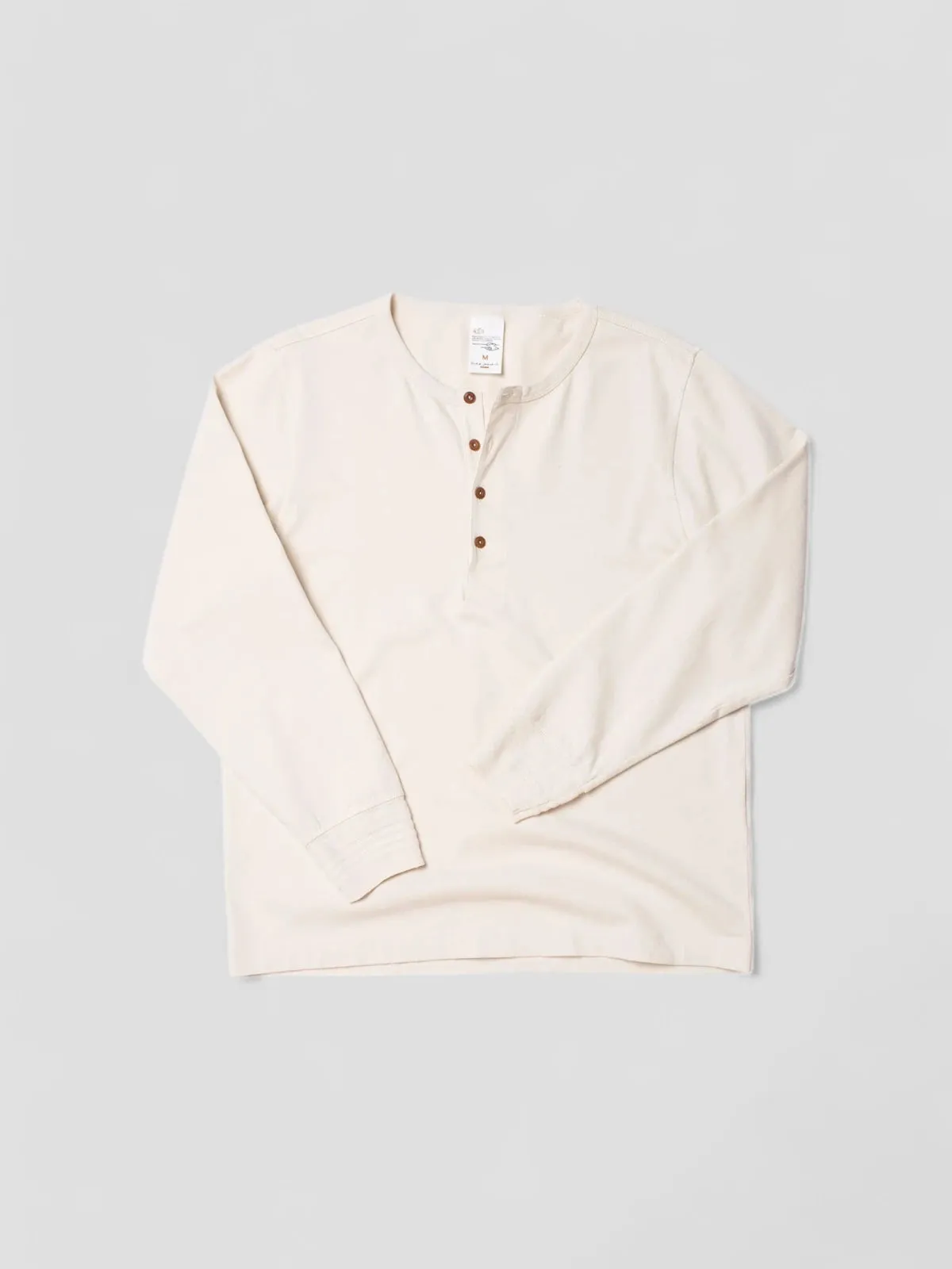 Henley LS Tee - Ecru