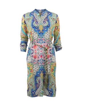 Henley Print Dress