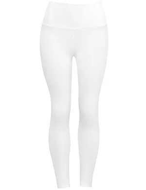 High Waist Yoga Pants white_yoga
