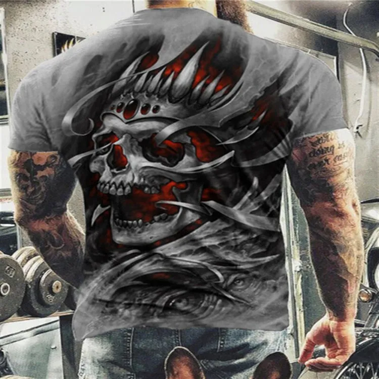 Horror Halloween 3D Skull Shirt