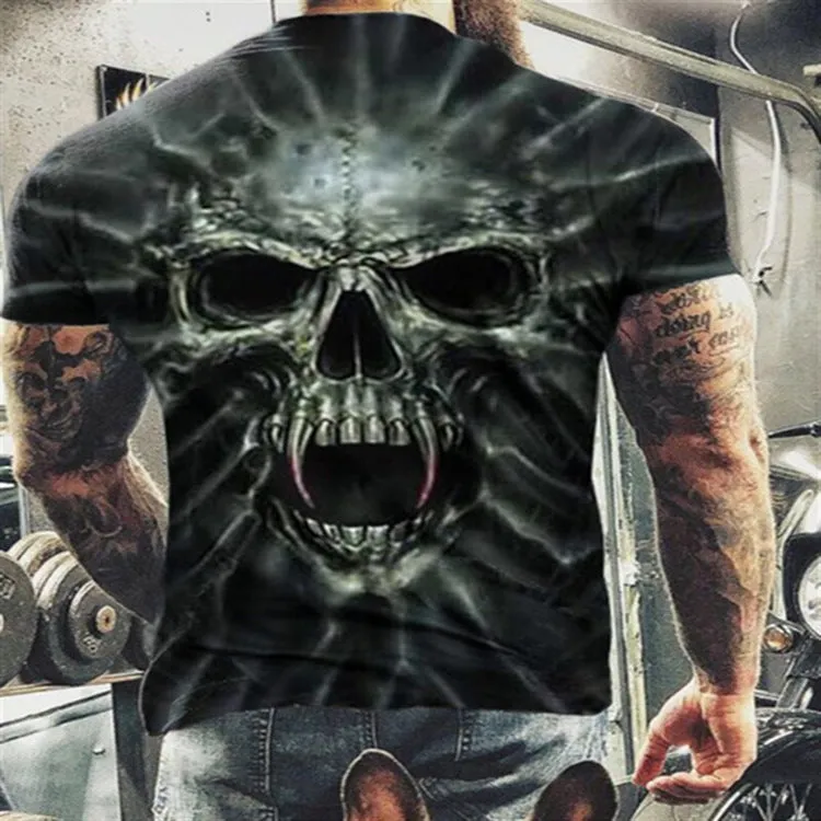 Horror Halloween 3D Skull Shirt
