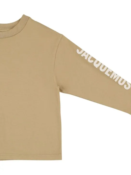 Jacquemus   Printed cotton jersey t-shirt 