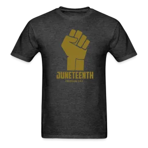 Juneteenth Freedom Day Metallic Fist T-Shirt