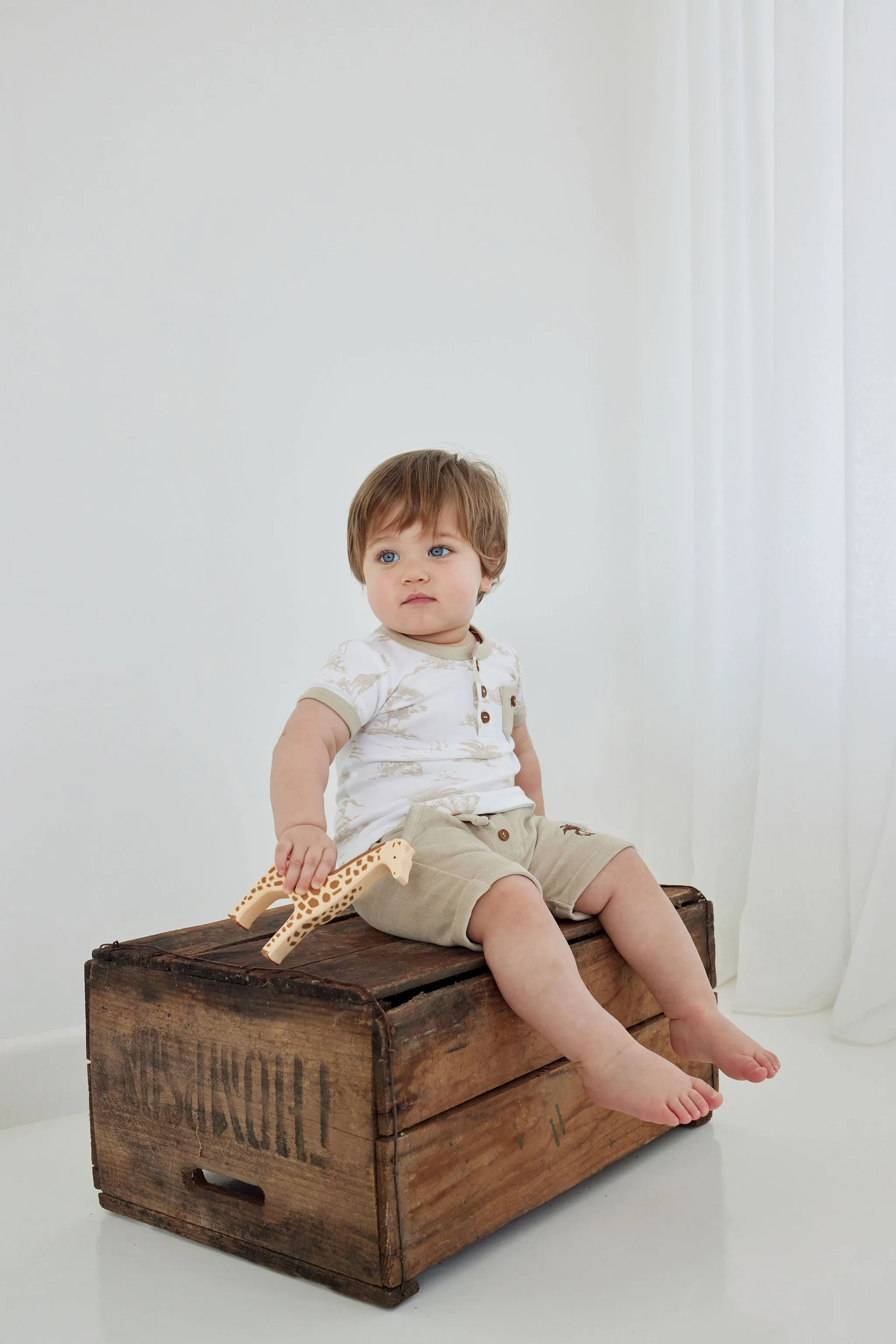 Jungle AOP Henley Top