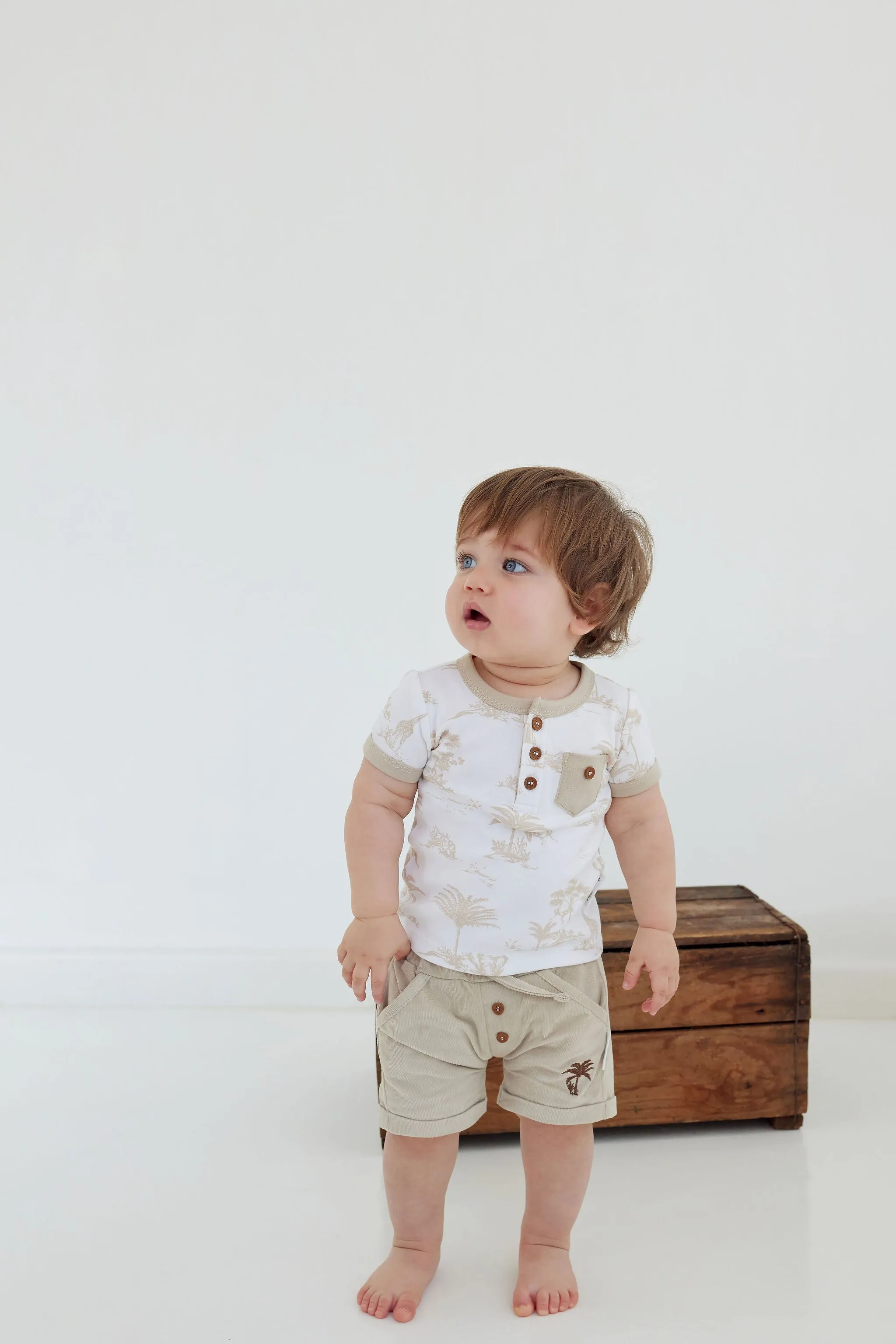 Jungle AOP Henley Top