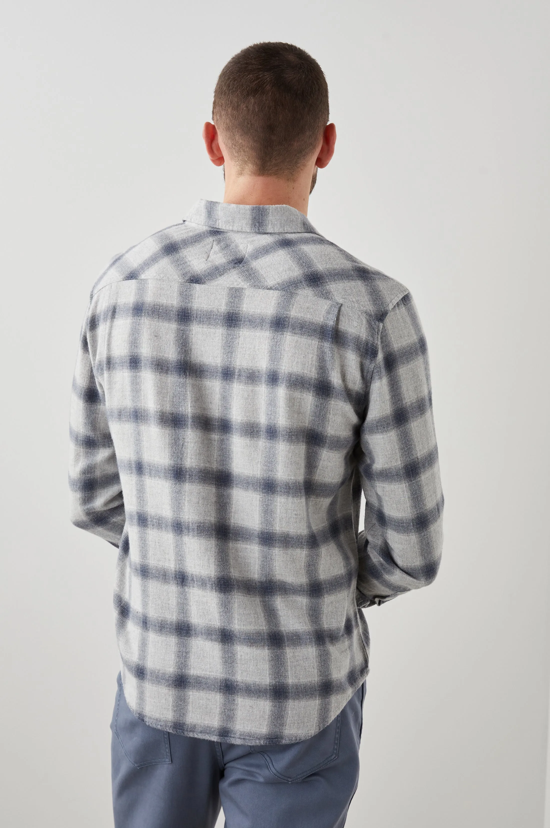 LENNOX SHIRT - METALLIC STORM HEATHER