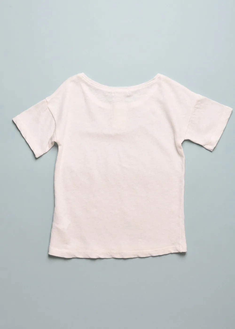 LINENBLEND HENLEY - WHITE