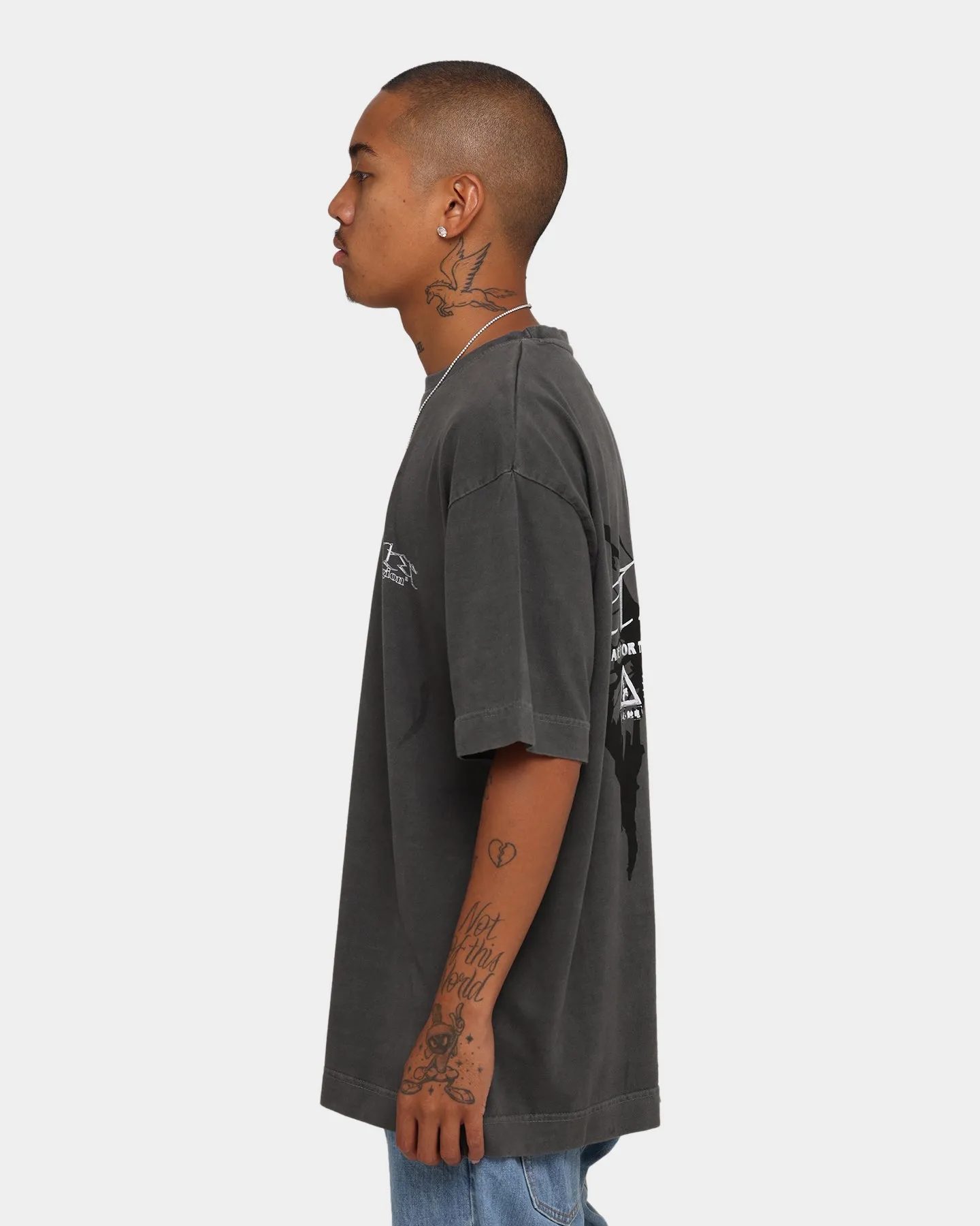 Loiter Metallic Legion T-Shirt Charcoal