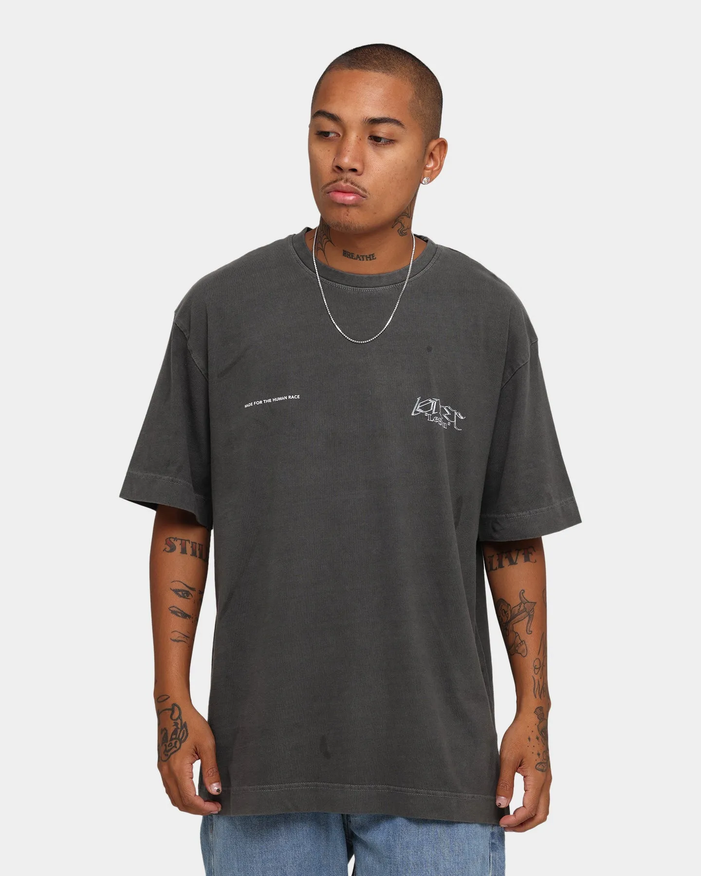 Loiter Metallic Legion T-Shirt Charcoal