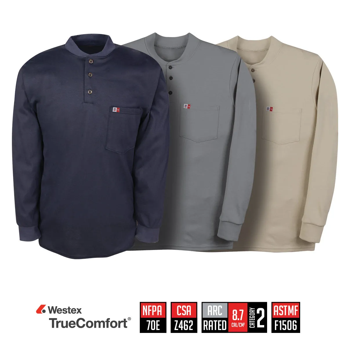 Long Sleeve Henley - DW18KI6