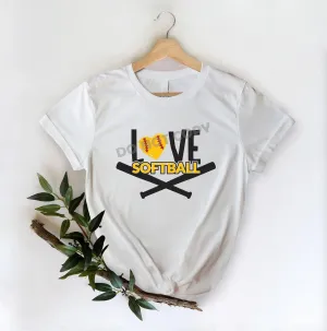 Love Softball Heart - DFT Transfer