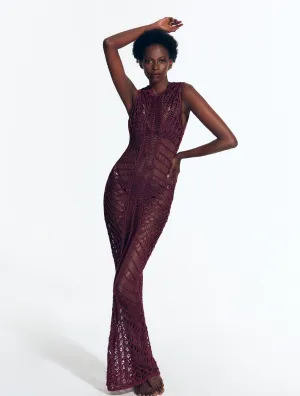 Luna Prune Dress