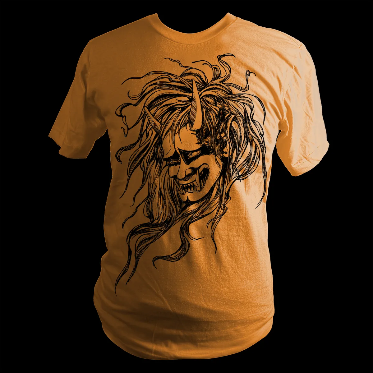 Made-to-Order Japanese Oni Head T-Shirt