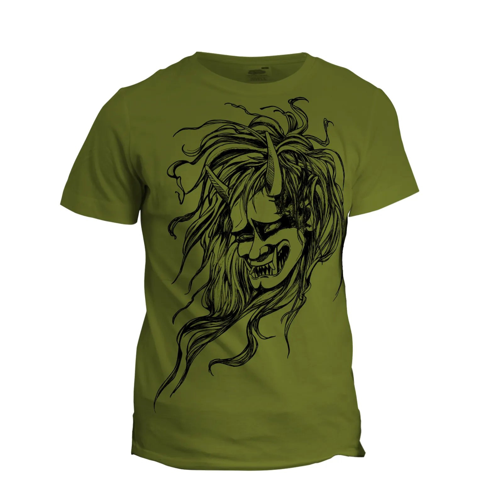 Made-to-Order Japanese Oni Head T-Shirt