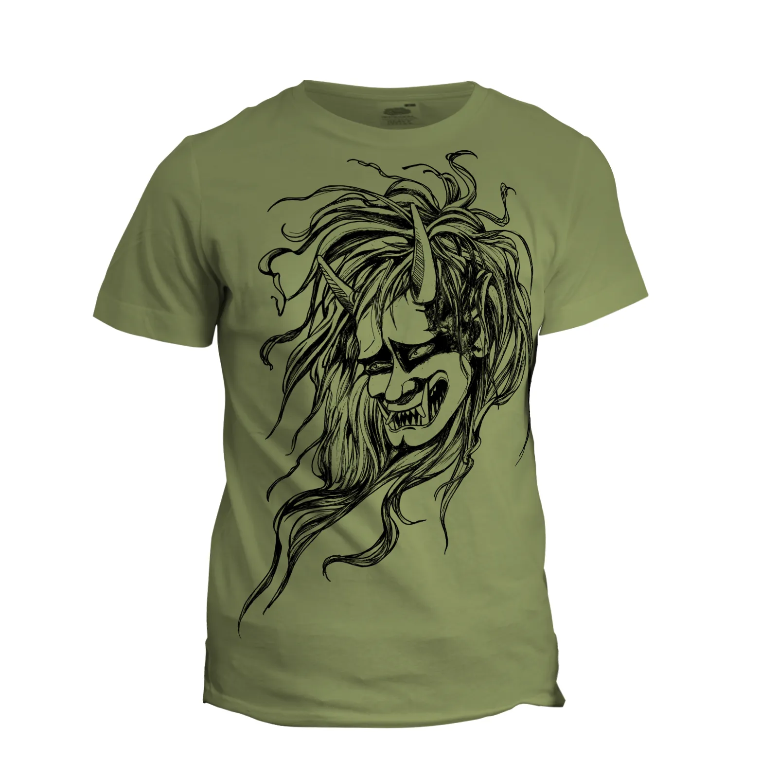 Made-to-Order Japanese Oni Head T-Shirt