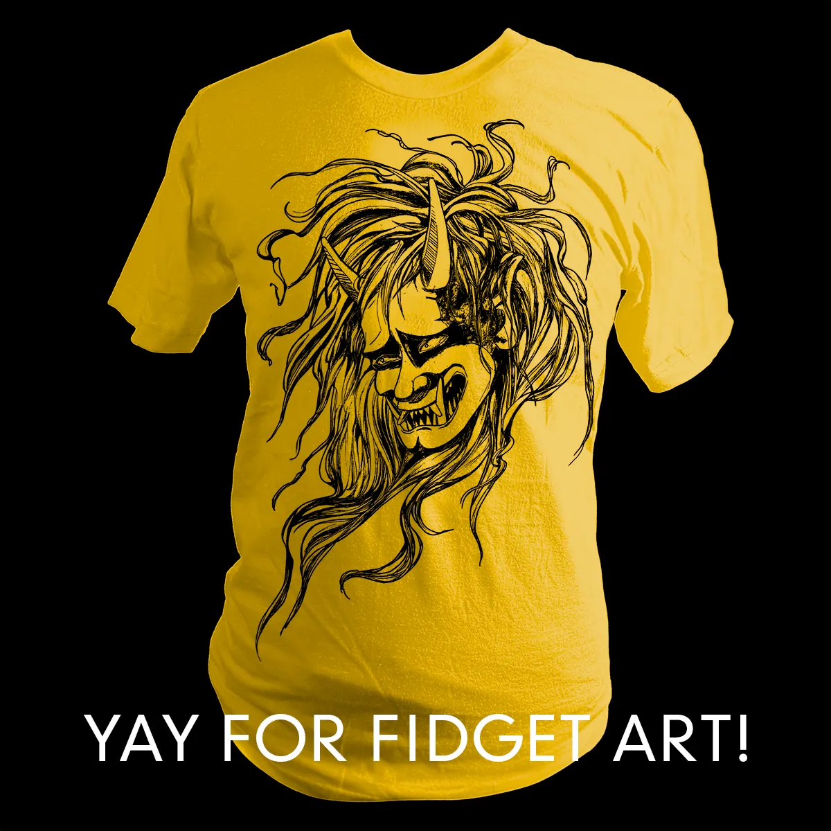 Made-to-Order Japanese Oni Head T-Shirt