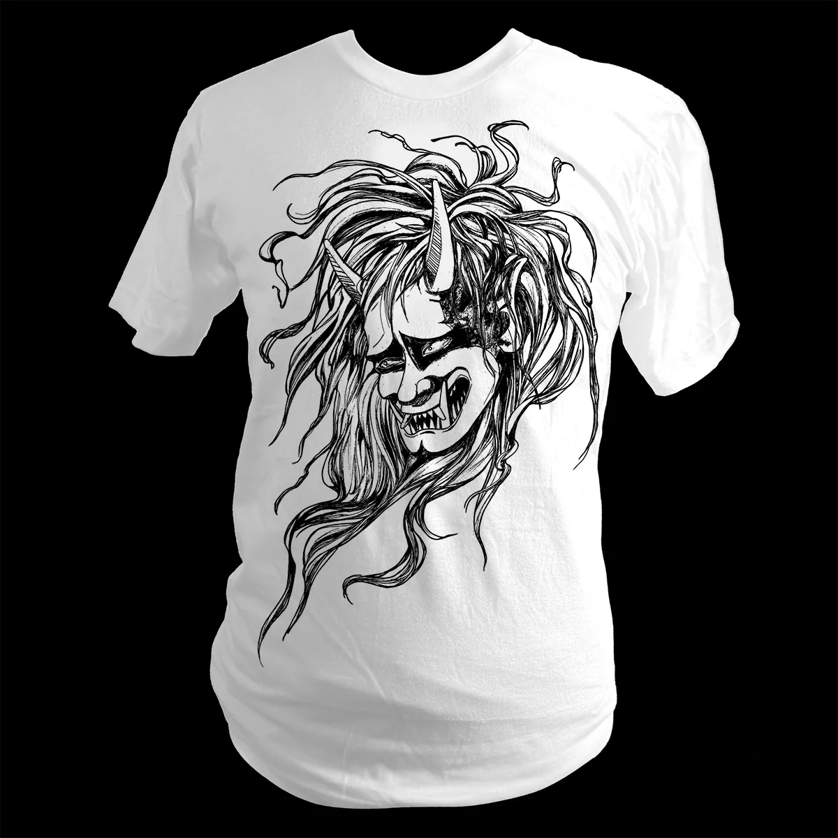 Made-to-Order Japanese Oni Head T-Shirt