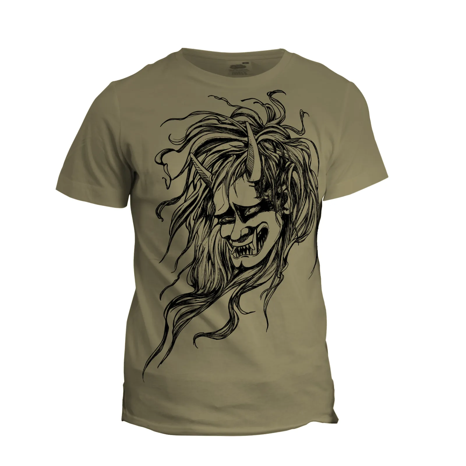 Made-to-Order Japanese Oni Head T-Shirt