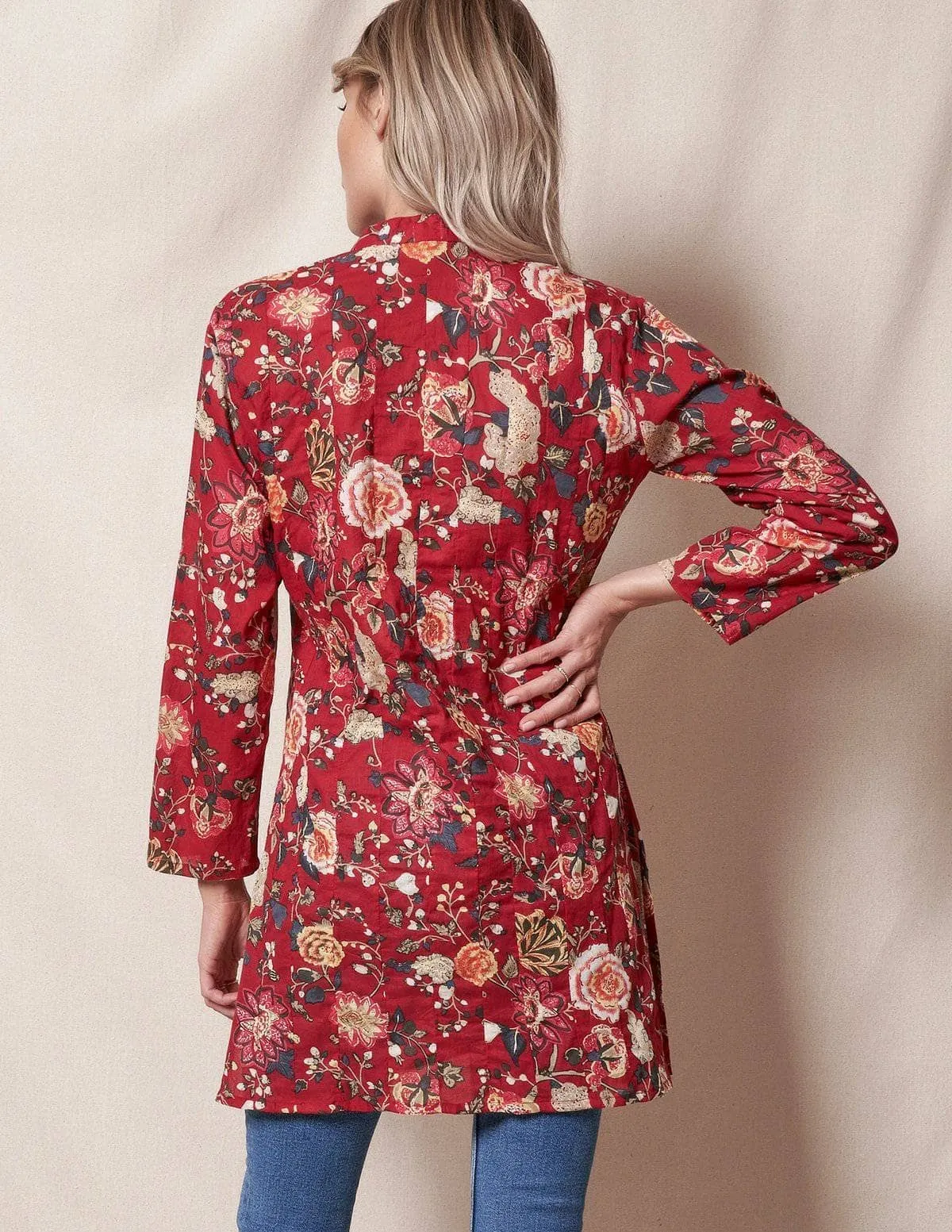 Madelaine Tunic - Red - As-Is-Clearance