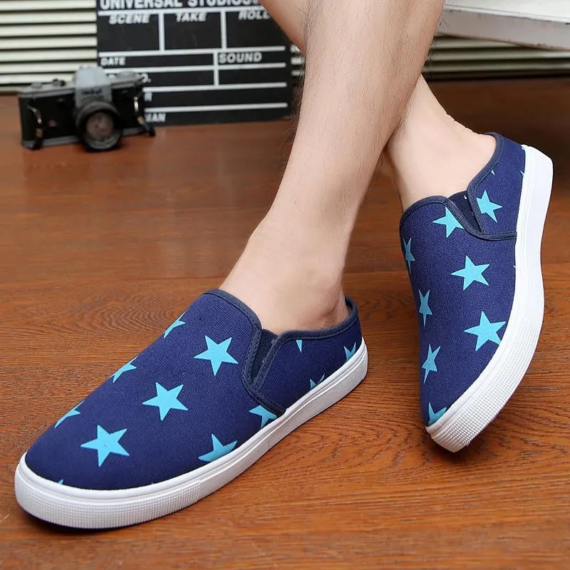 Male Light Breathable Canvas Loafers