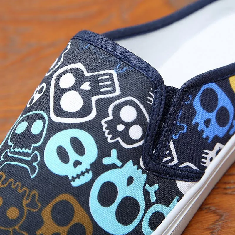 Male Light Breathable Canvas Loafers