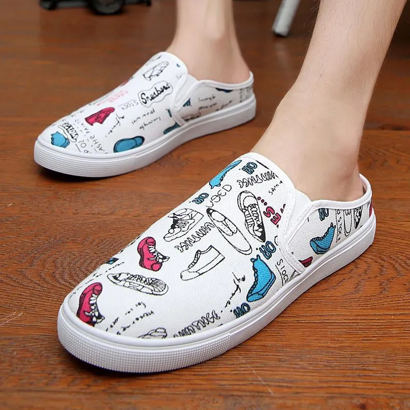 Male Light Breathable Canvas Loafers