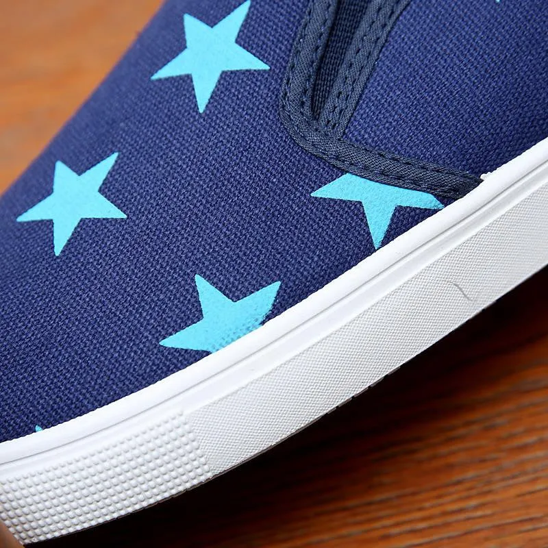 Male Light Breathable Canvas Loafers