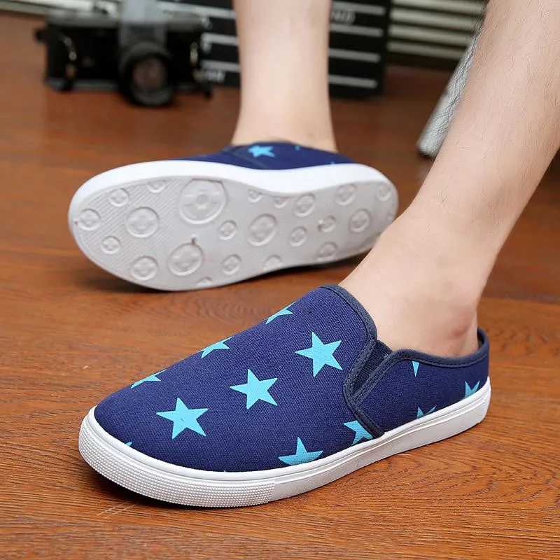 Male Light Breathable Canvas Loafers