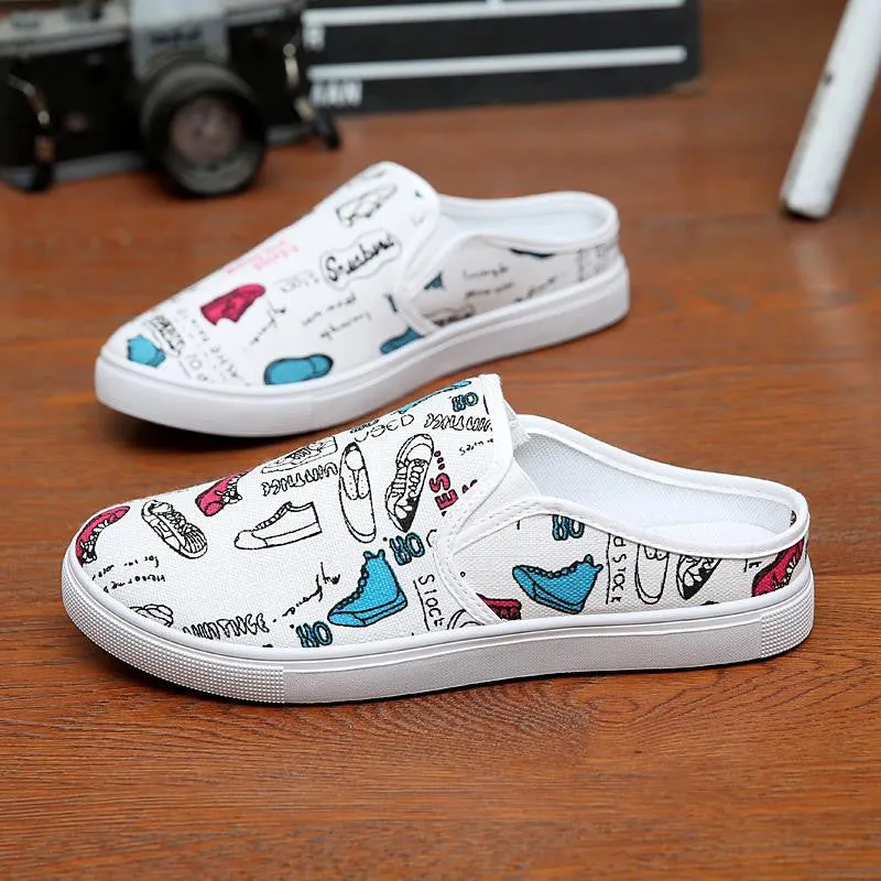 Male Light Breathable Canvas Loafers