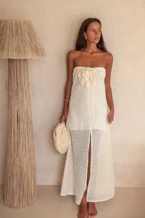 Maya Flower Lace Maxi