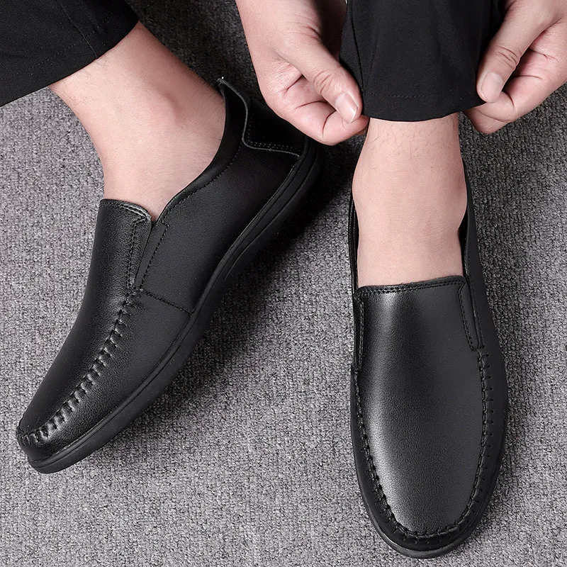 Men's Genuine Leather Casual Business Loafers