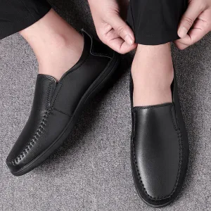 Men's Genuine Leather Casual Business Loafers