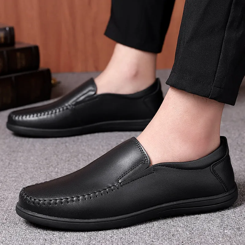 Men's Genuine Leather Casual Business Loafers
