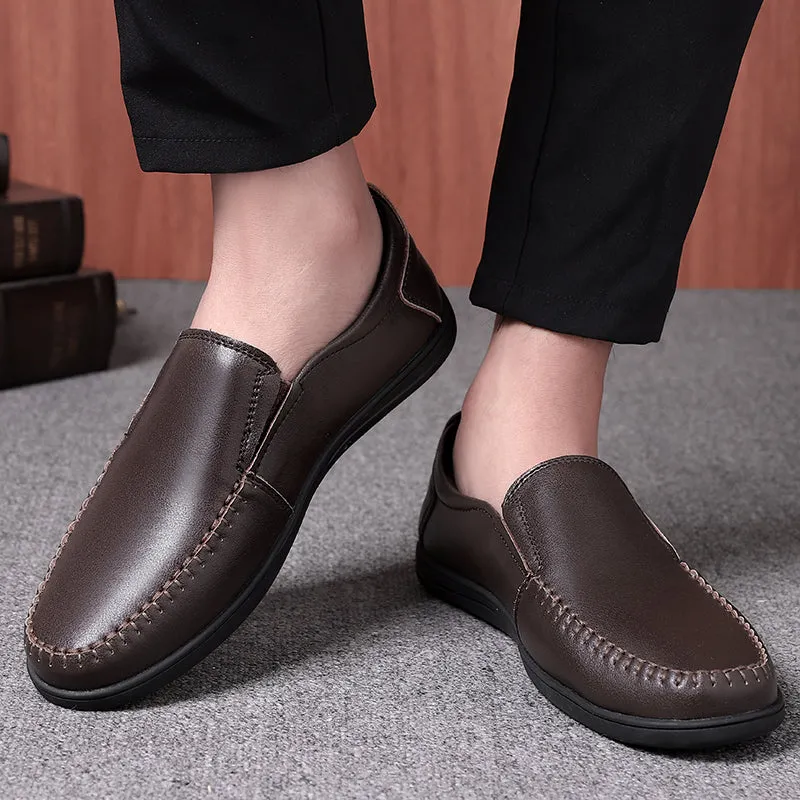 Men's Genuine Leather Casual Business Loafers