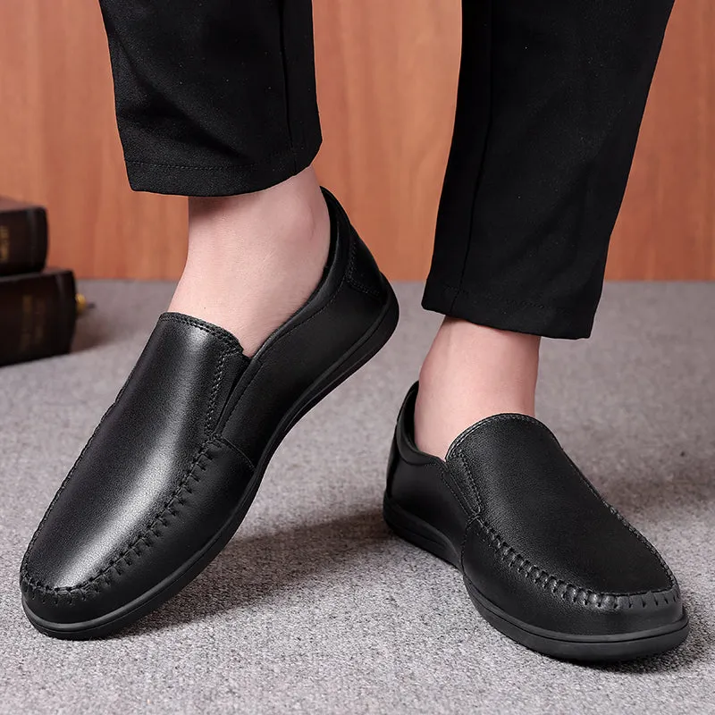 Men's Genuine Leather Casual Business Loafers