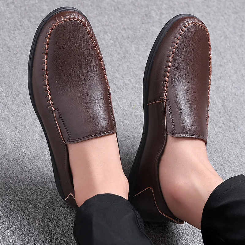 Men's Genuine Leather Casual Business Loafers