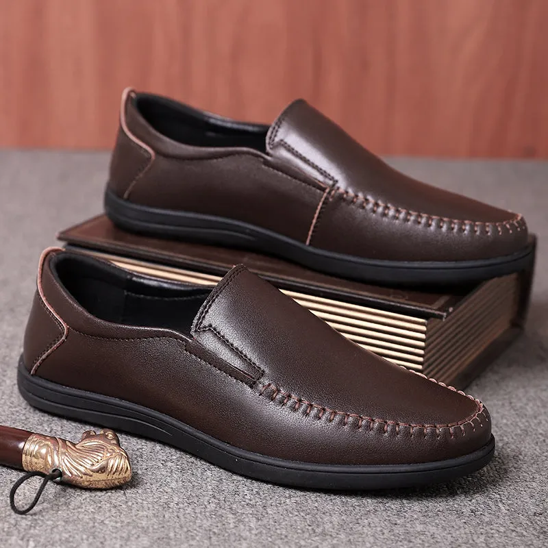 Men's Genuine Leather Casual Business Loafers