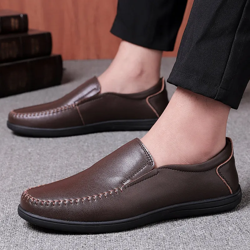 Men's Genuine Leather Casual Business Loafers