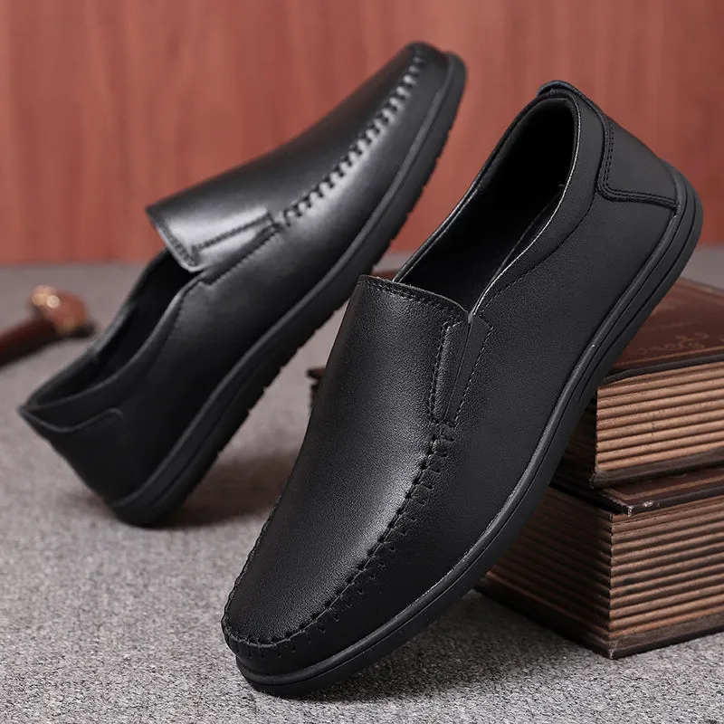Men's Genuine Leather Casual Business Loafers