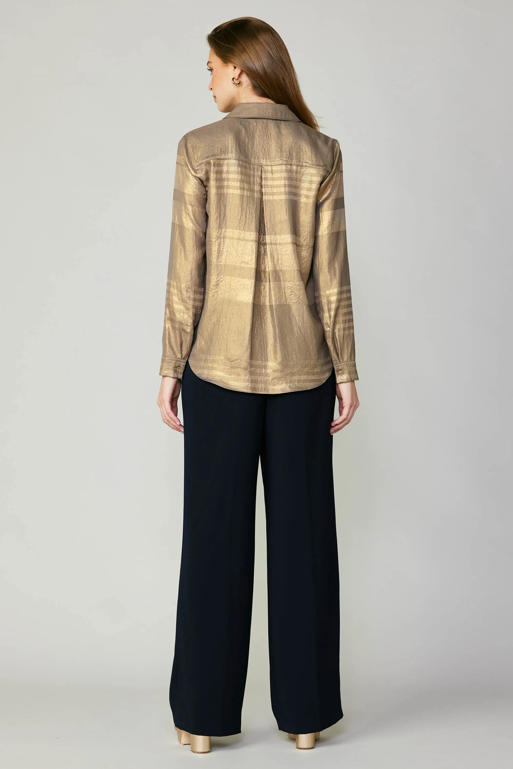 Metallic Buttonup Shirt